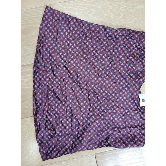 GAP Body Women's Medium Satin Polyester Cami Top Soft Geometric Tank Camisole - Picture 2 of 10